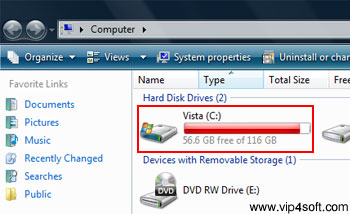 “نظام تشغيل ويندوز” كيف نقوم بتخفيف حجمه؟ Hard-disk-full