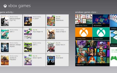 ستوفر مايكروسوفت 40 لعبة ضمن تطبيق Xbox على ويندوز 8