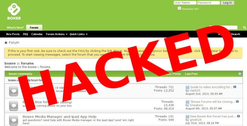 إختراق منتدى Boxee.tv