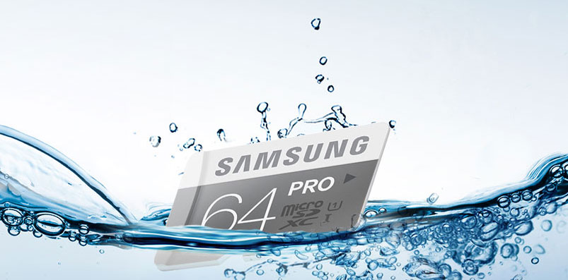 سامسونج تكشف عن ذواكر SD و MicroSD تصمد 24 ساعة في المياه