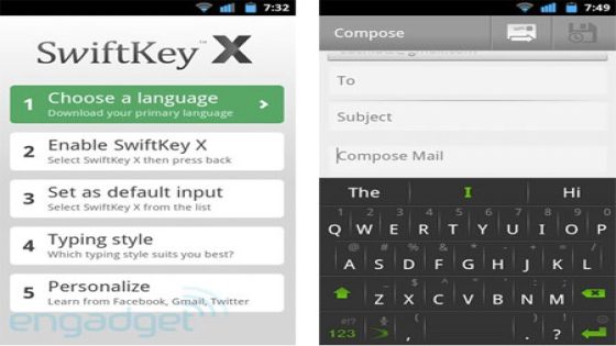 لوحة المفاتيح العربية SwiftKey X