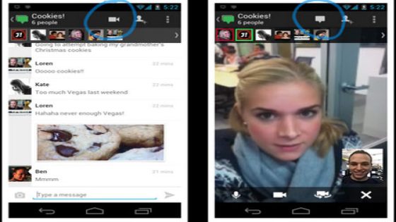 تحديث لبرنامج قوقل بلس على الهواتف يضيف خاصية مكالمات الفيديو Hangout