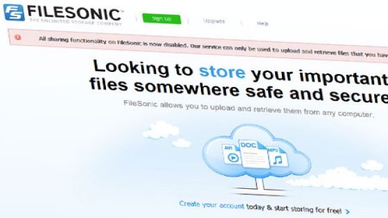 موقع FileSonic