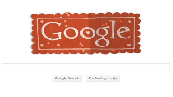جوجل تحتفل بعيد الحب