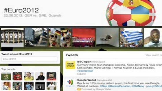تويتر تطلق صفحة خاصة ببطولة أمم أوروبا 2012