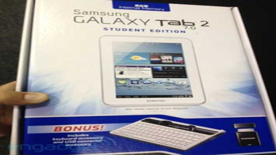 جهاز لوحي جديد من سامسونج Galaxy Tab 2 – 7.0 Student Edition قادم قريبا
