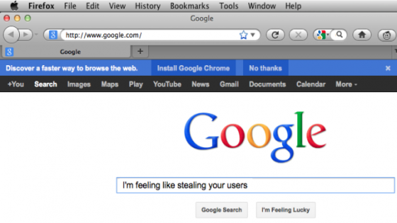 جوجل تسوق لمتصفحها كروم عبر الصفحة الرئيسية
