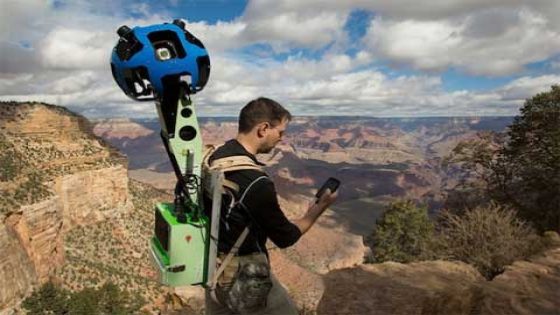 موظف جوجل يقوم بتسلق الأخدود العظيم (Grand Canyon) الواقع في ولاية اريزونا