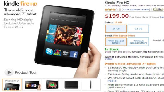 Amazon Kindle Fire HD