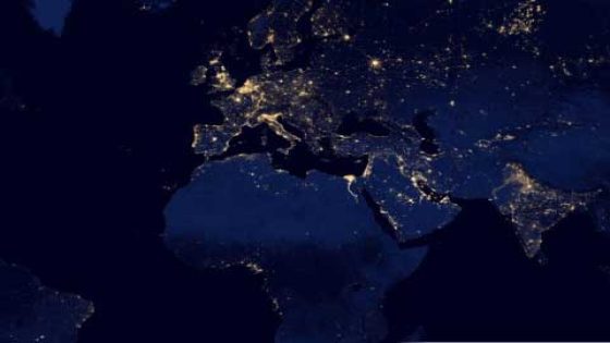 جوجل تتيح استكشاف خريطة العالم ليلا