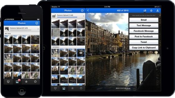 تحديث جديد لبرنامج Dropbox 2.0 على نظام iOS