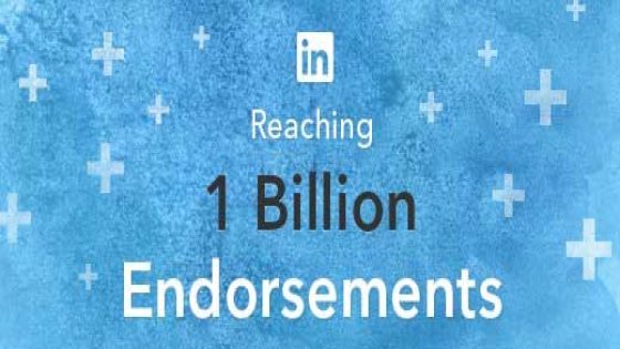 أنفوجرافيك: مليار Endorsements في شبكة Linkedin