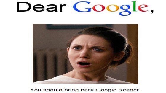 جوجل تزيل رابط خدمة Google Reader من بريد Gmail