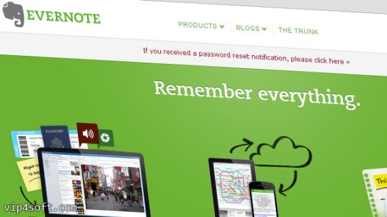 أختراق خدمة الملاحظات الشهيرة “EVERNOTE”