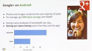 جوجل تعلن البدأ في استخدام معيار ضغط الصور “WebP”