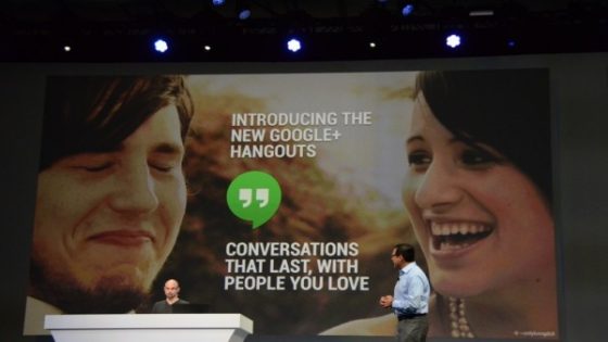 جوجل تكشف النقاب عن منصة الدردشة الموحدة Hangouts