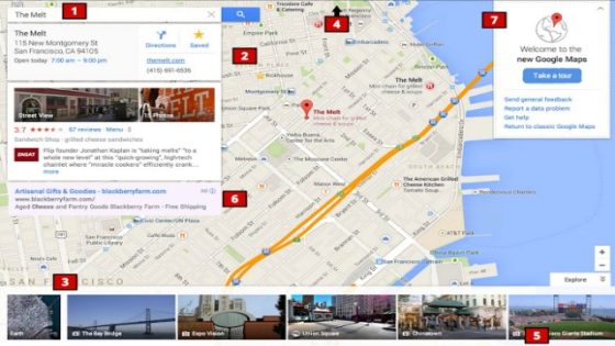 جوجل تنوي أطلاق تصميم جديد لخدمة “Google Maps”