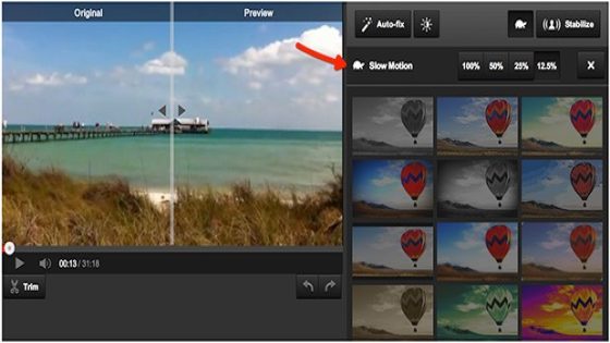 يوتيوب توفر ميزة الحركة البطيئة من خلال محرر الفيديو