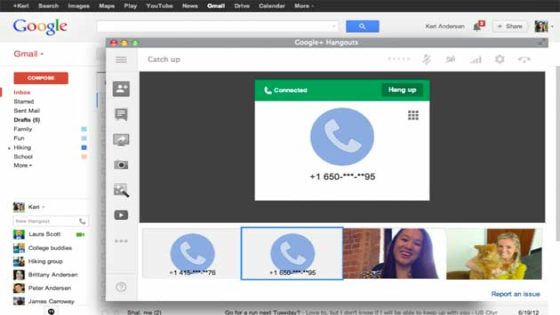 جوجل تعلن عن دمج خدمة google voice مع hangout