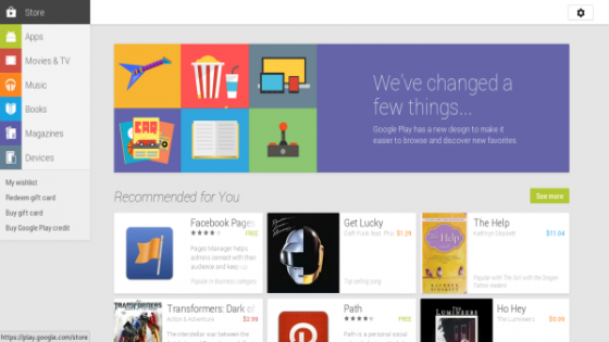 جوجل تطلق التصميم الجديد لمتجر Google Play