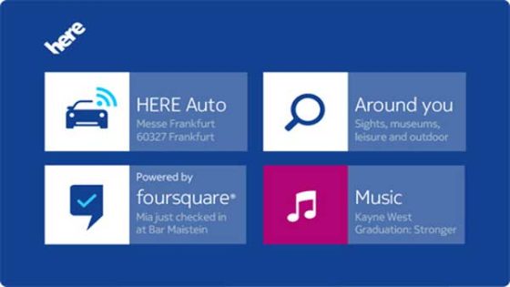 نوكيا تطلق نظام الملاحة “Here Auto” الخاص بالمركبات