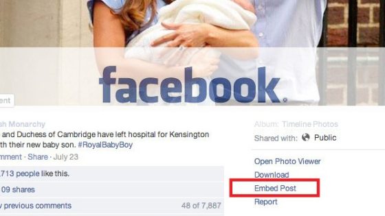 فيسبوك يطلق ميزة “Embed Post” لتضمين المشاركات في مواقع الويب