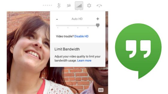 جوجل تدعم فيديو HD بخدمة Hangouts