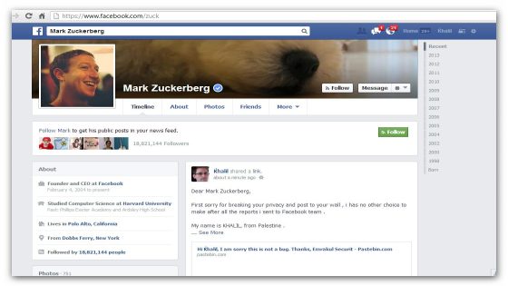 فيسبوك يعترف بالخطأ مع “خليل شريتح” ويقوم بتغييرات لعدم تكرارها
