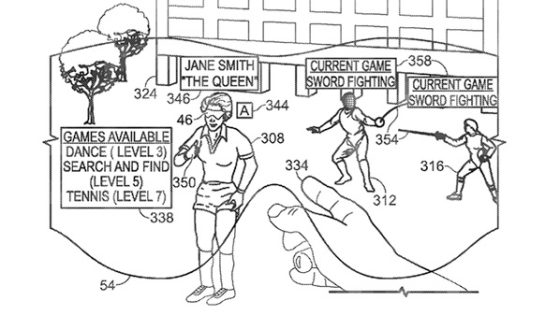 مايكروسوفت تسجل براءة أختراع خاصة بنظارة ذكية خاصة بالألعاب