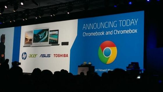 HP و Acer و ASUS و Toshiba يكشفون عن حاسبات كروم بوك بمعالجات Haswell الجديدة