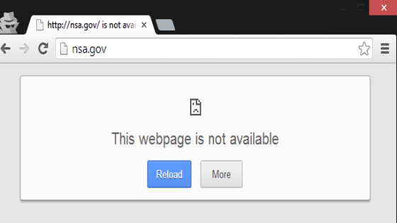 توقف موقع وكالة الأمن القومي الأمريكي والمرجح هجمات DDoS