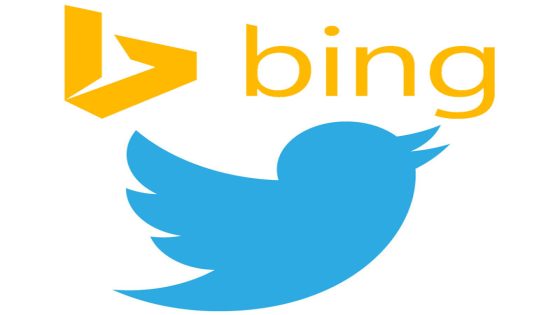 bing يجدد عقده مع تويتر