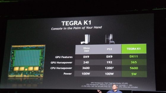 NVIDIA تكشف عن المعالج الجديد Tegra K1 خلال معرض #CES2014