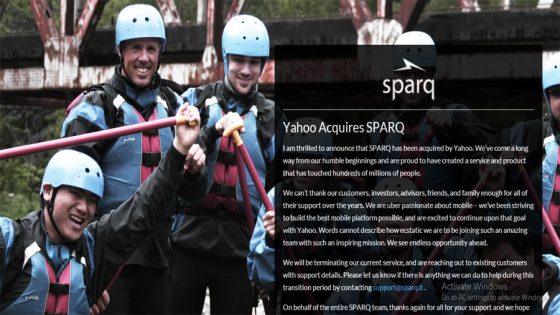 ياهو تستحوذ على شركة سبارك “Sparq”