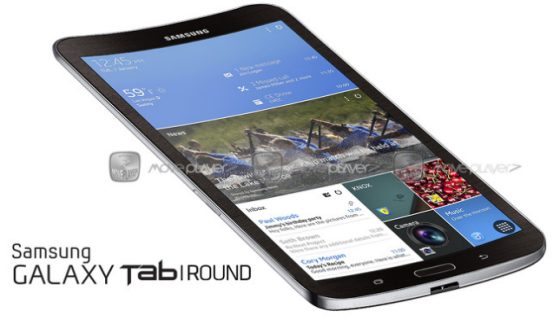 تصميم تخيلي لجهاز لوحي منحني من سامسونج ” جالاكسي تاب راوند ” Galaxy TabROUND