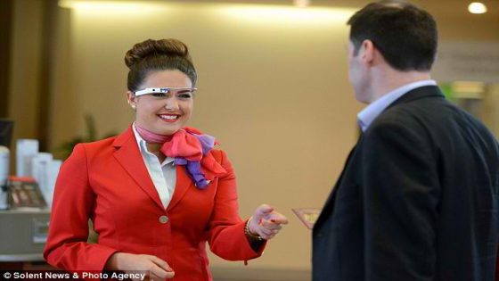 شركة الطيران Virgin Atlantic تدخل “نظارات جوجل” في عملها