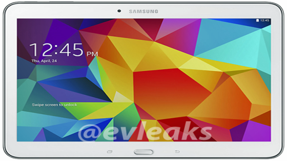 تسريب صورة الجهاز اللوحي Galaxy Tab 4 10.1 والكشف عنه في نهاية أبريل