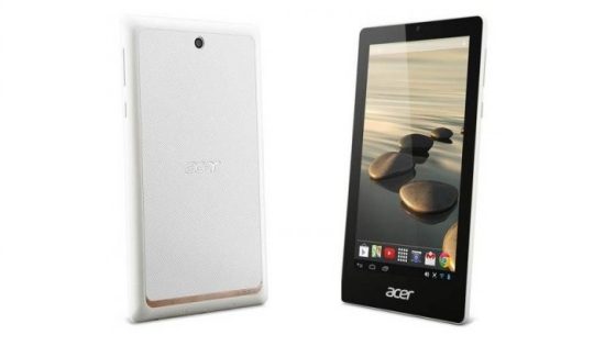 الكشف عن الجهاز اللوحي Acer Iconia Tab 7 بنظام الأندرويد