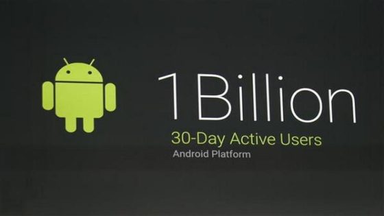 جوجل: مليار مستخدم نشط على الأندرويد