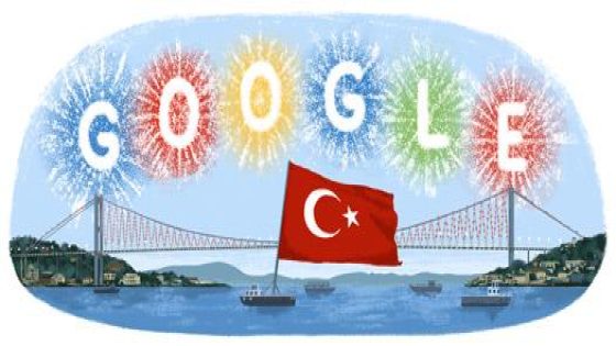 محرك بحث Google يحتفل بعيد الجمهورية التركية