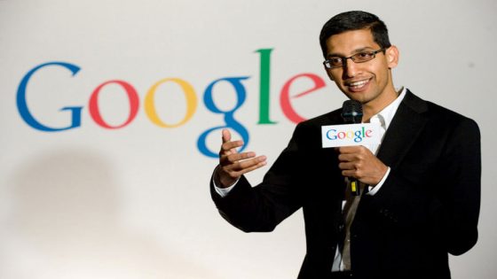 جوجل تمنح Sundar Pichai المزيد من الصلاحيات الإدارية